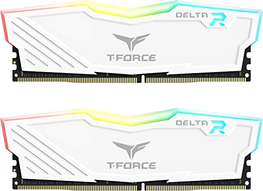 MEMORIA RAM DDR4 8GBX2 16GB TEAM GROUP TF4D41 DIMM T FORCE DELTA BLANCO