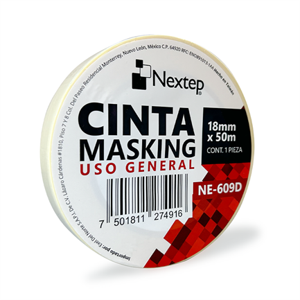 Cinta Nextep Masking Uso General 18 mm x 50 mts