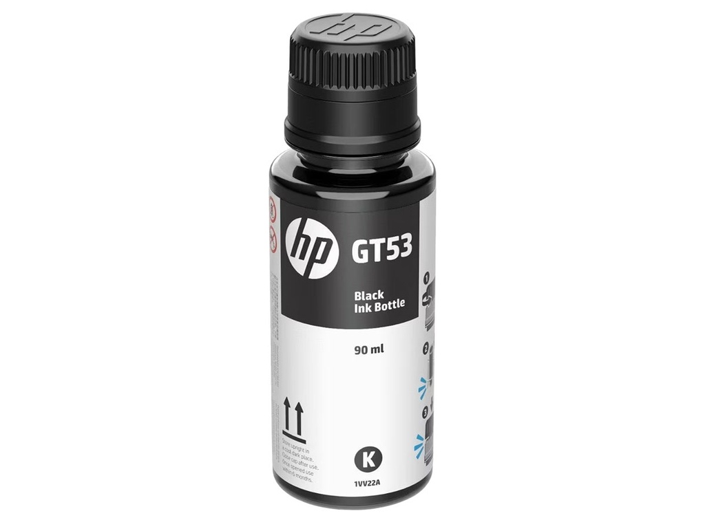 BOTE TINTA HP GT53 NEGRA 90ML ORIGINAL