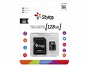 Micro SD 128GB Stylos STMS1281B Con Adaptador C10