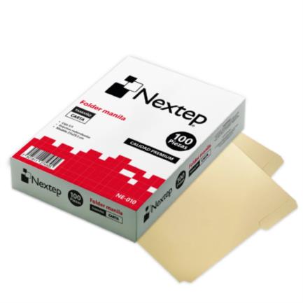 Paquete C/100 Folder Carta Nextep NE-010 (C.6)