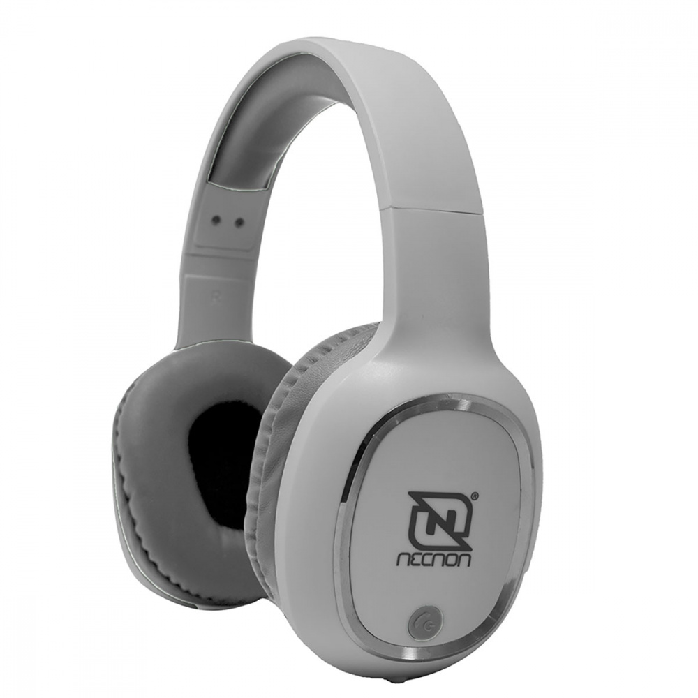Audífonos NBH-04 Necnon Bluetooth Manos Libres Blanco/Plata