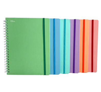 Cuaderno Profesional Printaform Arcoíris Pastel Cuadro 7mm 100 hojas (C.12)