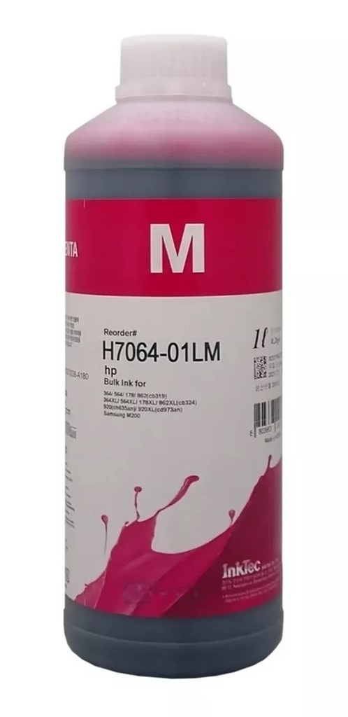 Tinta Inktec H7064 Magenta comp. Hp Dye 1 L