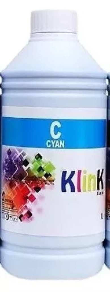 Tinta Klink Epson Base Agua Cyan Light Litro