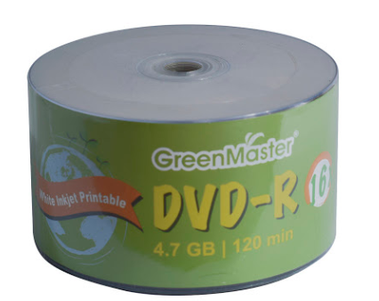 50 Dvd-r imprimible Green Master 4.7GB C/50
