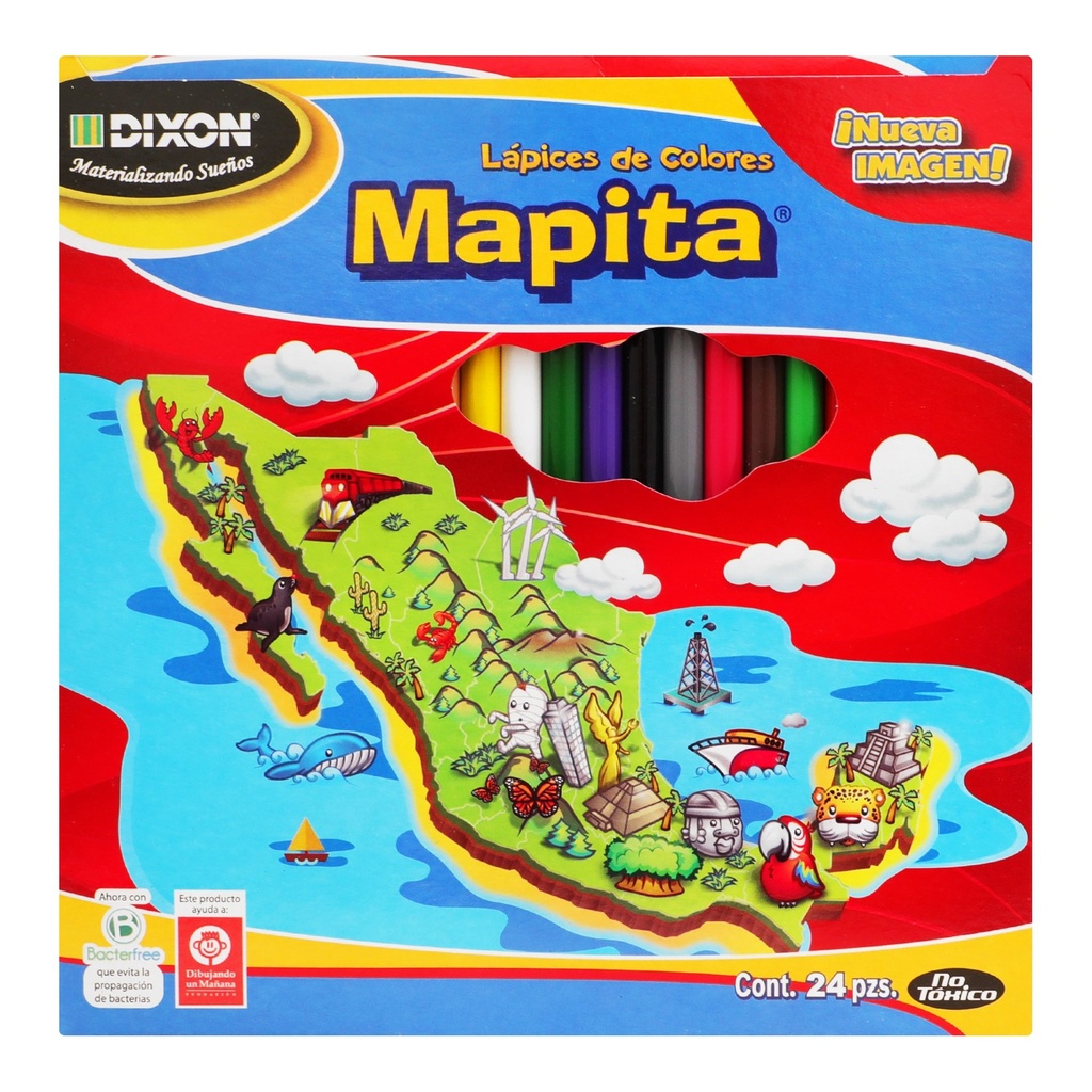 Colores DIXON Mapita 442 C/24 Largos