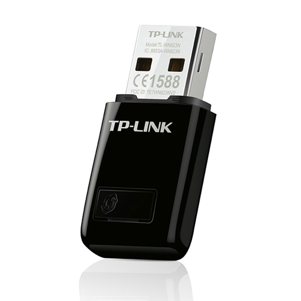Adaptador Mini Usb Tp-Link TL-WN823N Negro 300 Mbit/s