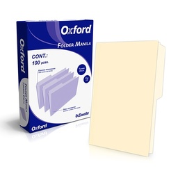 [PAQ100-M7581/2] Paquete C/100 Folder Oficio Oxford 0087OFI