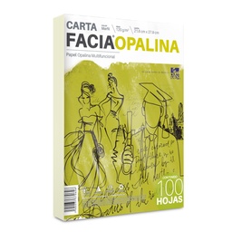 [PAQ100-633PACOMAR] Paquete C/100 Opalina Papel COPAMEX Carta Marfil 120g