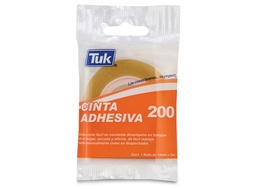 [PAQ50-200TRA12X10] Cinta Adhesiva Tuk 200 Transparente 12mm x 10m (copia)