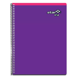 [PAQ36-	0670] Paquete C/36 Cuaderno Profesional Estrella Star Kid Liso Cuadro 5mm 100 Hojas