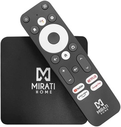 [MTB001] Tv Box MTB001 Mirati Android Tv 10 Certificado con Chromecast Y Google Asisstant 1Gb Ram 8Gb Almacenamiento Full HD HDMI WIFI RJ45 AC-9500