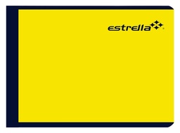 [PAQ5-0664] Paquete C/5 Cuaderno Cosido Forma Italiana Estrella Cuadro Alemán 100 Hojas