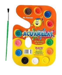 [PAQ5-AC002] Paquete C/5 Acuarela Baco 12 Colores