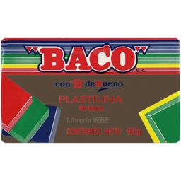 [PAQ10-PL010] Paquete C/10 Plastilina Baco Barra Cafe