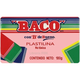 [PAQ10-PL005] Paquete C/10 Plastilina Baco Barra Rosa