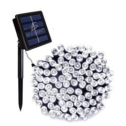 [LED.64.5M] Guirnalda Solar de 5 Metros con 50 Luces  LED.64.5M LED: Iluminación Encantadora para Decorar al Aire Libre.