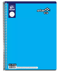 [PAQ5-0673] Paquete C/5 Cuaderno Profesional Estrella Star Kid Doble Raya Liso 100 Hojas