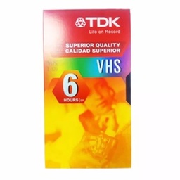 [VHS] Video Cassete VHS TDK T-120 Min Pieza