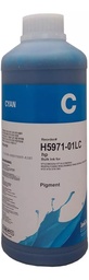 [H5971-01LC] ​Tinta Inktec H5971 Cian Pigmentada Comp. Hp 1 L.