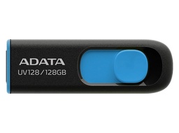 [AUV128-128G-RBE] USB 128GB Adata UV128 Negro con Azul