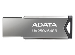 [AUV250-64G-RBK] Usb 64GB UV250 Plata Metalica 2.0 Adata