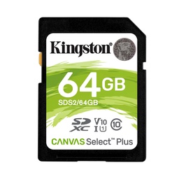 [SDS2/64GB] Memoria Sd 64GB Kingston SDHC Canvas Select Plus