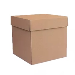 [CUBOKRAFT35] Caja Cubo Kraft Natural 35X35X35