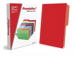 [PAQ50-C00501/2RJ] Paquete C/50 Folder Carta Pendaflex Rojo LITEROJO