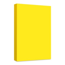 [7501585511101] Paquete C/100 Hoja De Color Carta Amarillo Fluorescente