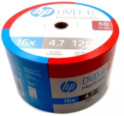 [DVDHPI50] 50 Dvd-r imprimible Hp 16X 4.7Gb
